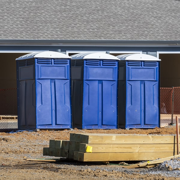 do you offer hand sanitizer dispensers inside the portable restrooms in Conrad IA